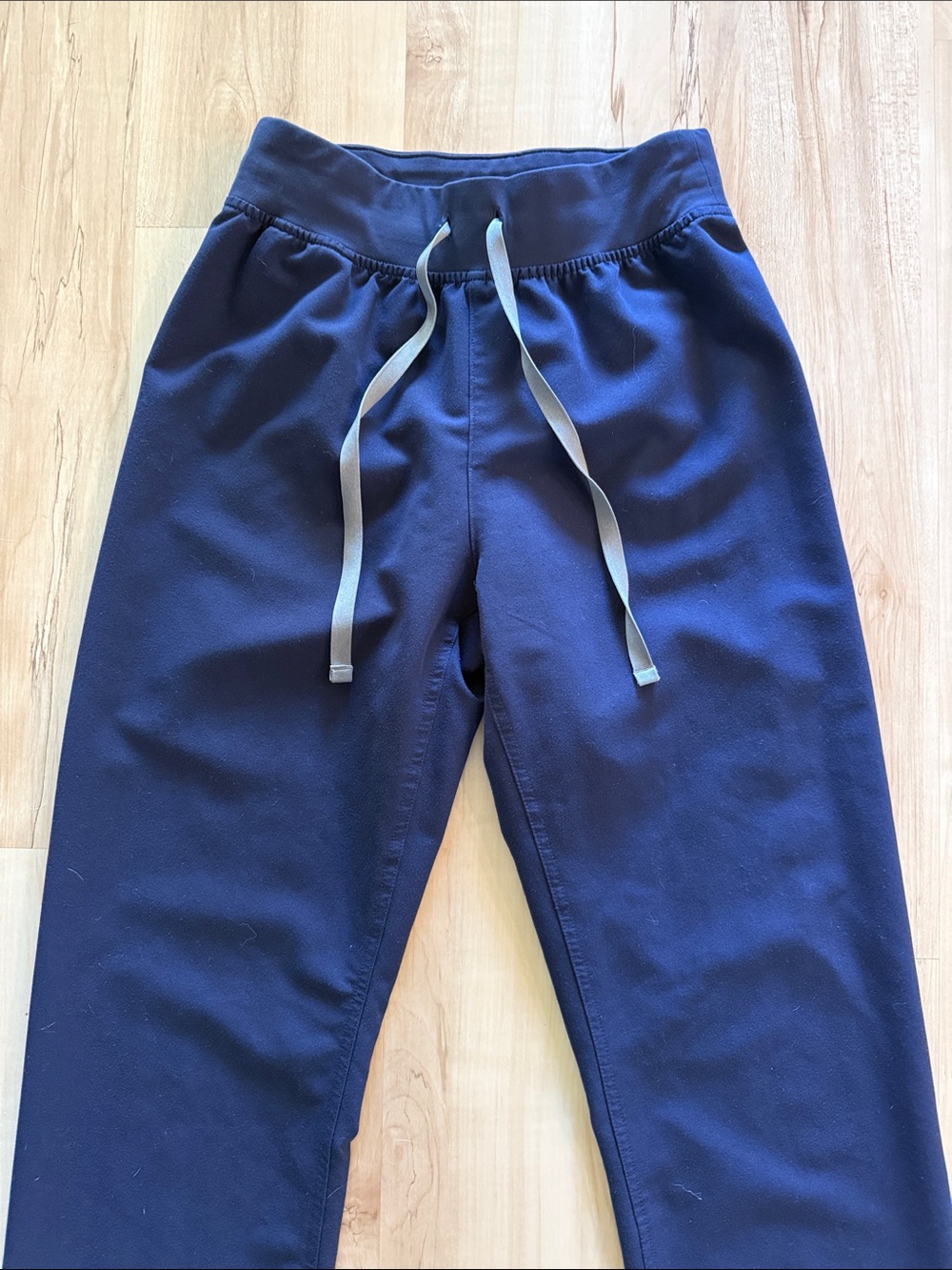 Figs Navy High waisted Livingston Scrub Pants - Picture 2 of 4